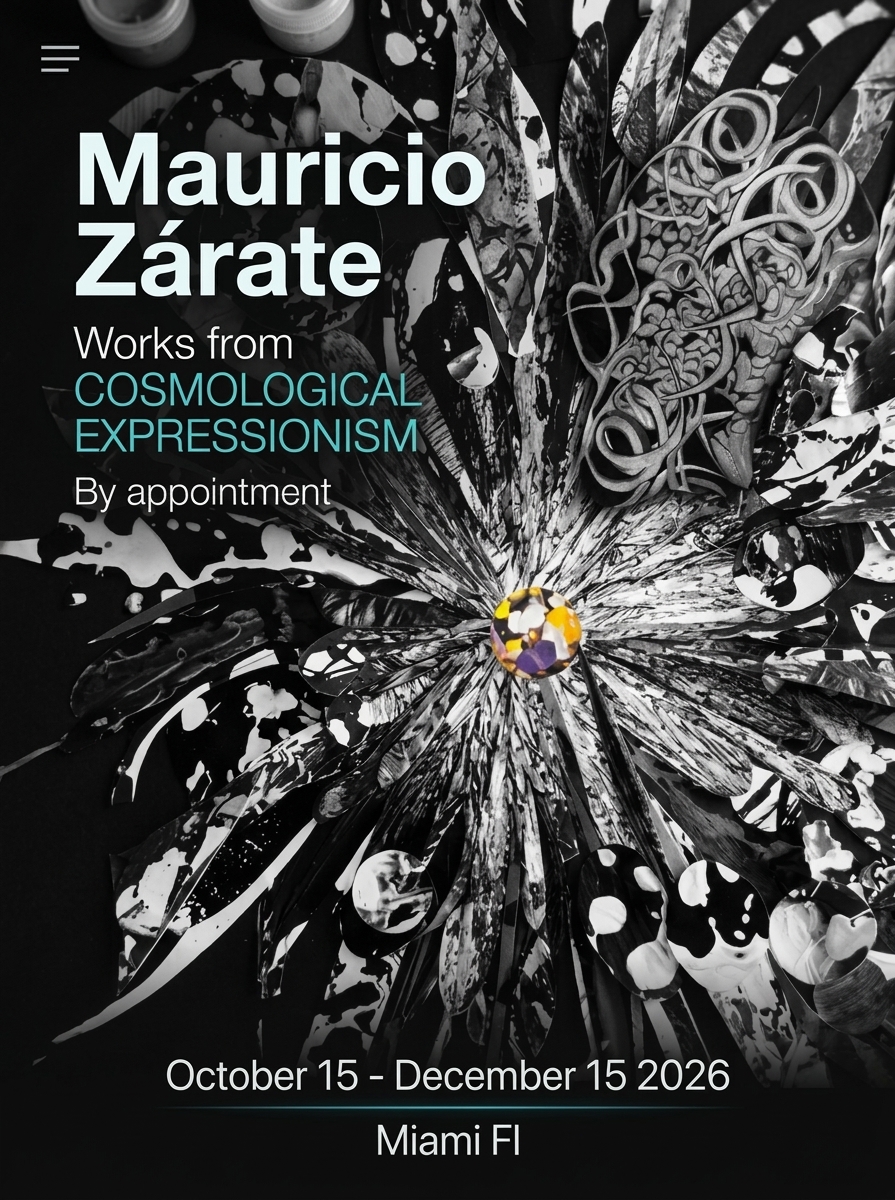 Mauricio Zárate - Cosmological Expressionism Poster